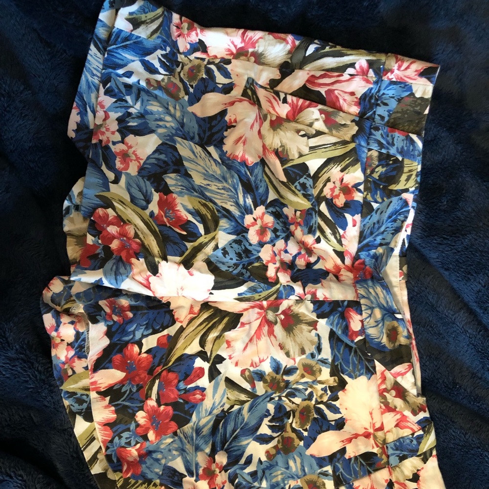 J Crew floral shorts 12